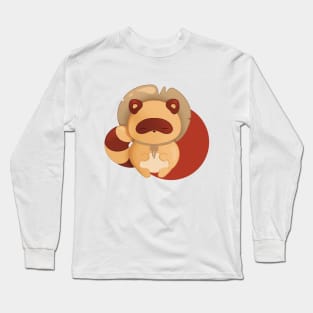 Kawaii Yokai Tanuki Long Sleeve T-Shirt